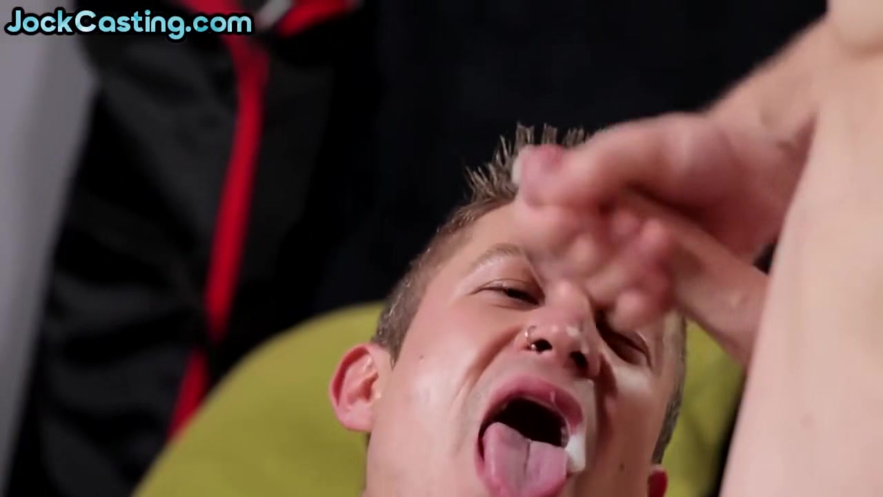 Amateur Casting Jock Gets Facial After Rimming And Suck