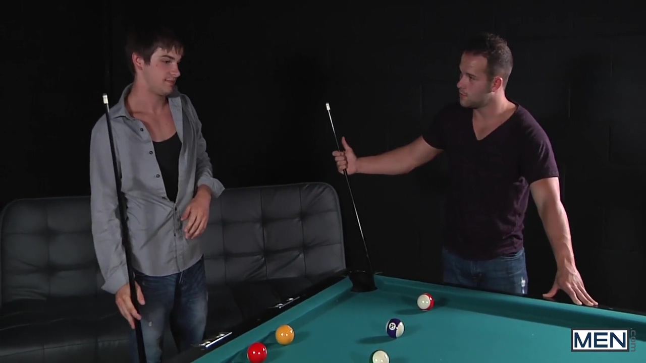 Luke Adams Teaches Johnny Rapid How To Play Pool But He Prepares To Be Fucked By Him