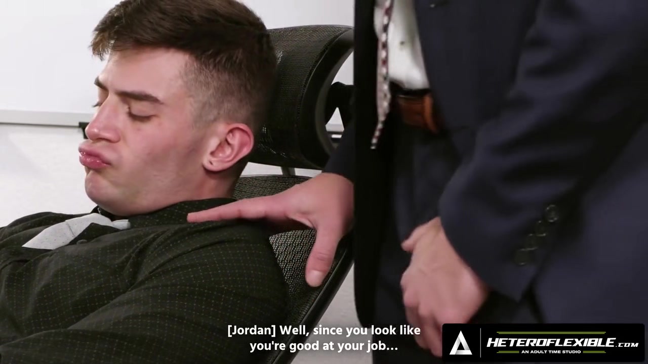 Heteroflexible - Caught Jerking Off Trevor Brooks Gives His Ass To Fuck To Hung Boss Jordan Starr