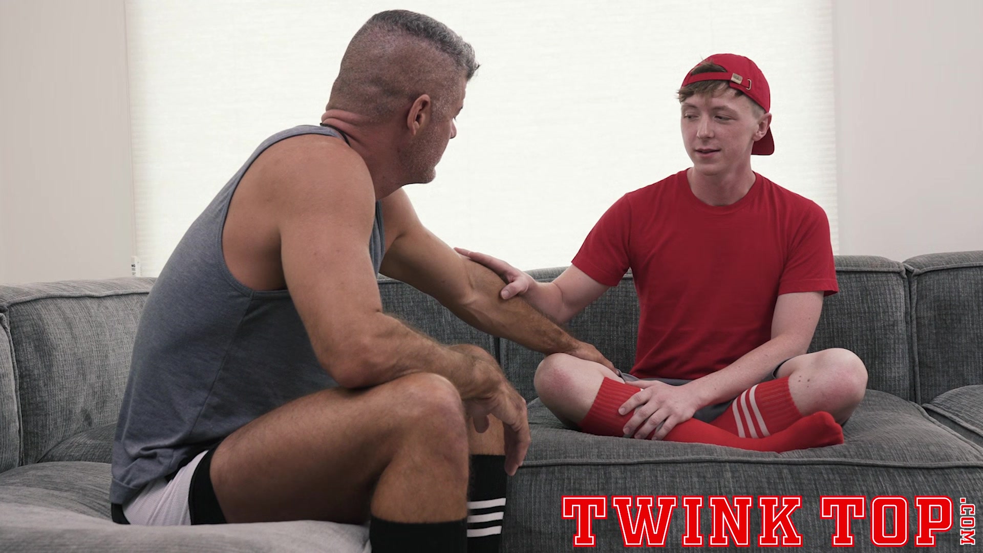 TwinkTop Andrew Powers and Cole Blue breed Coach Stone