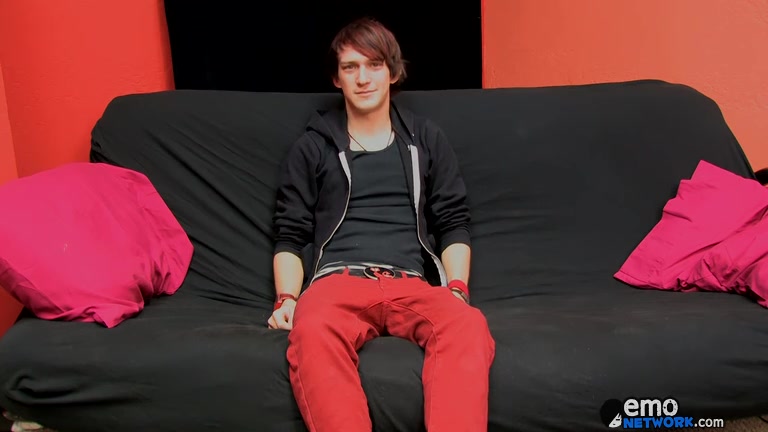 Cute Emo Boy Andy Wanks Out His Wad - Andy Kay