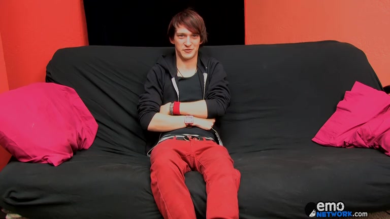 Cute Emo Boy Andy Wanks Out His Wad - Andy Kay