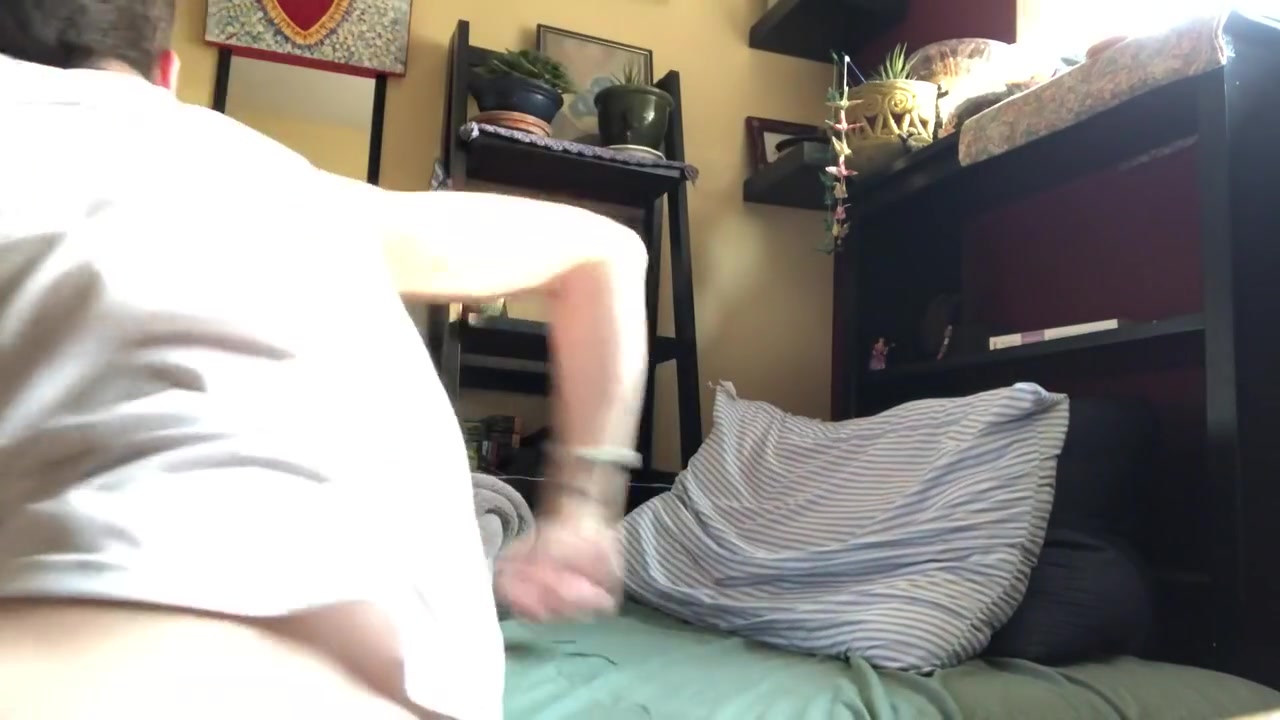 Pov: Your Step Brother Wakes Up Horny (jerking Off With Ass Play)