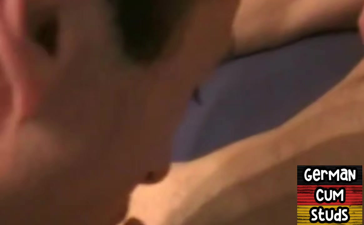 Masked German gay fisted and fucked in 3way action at home