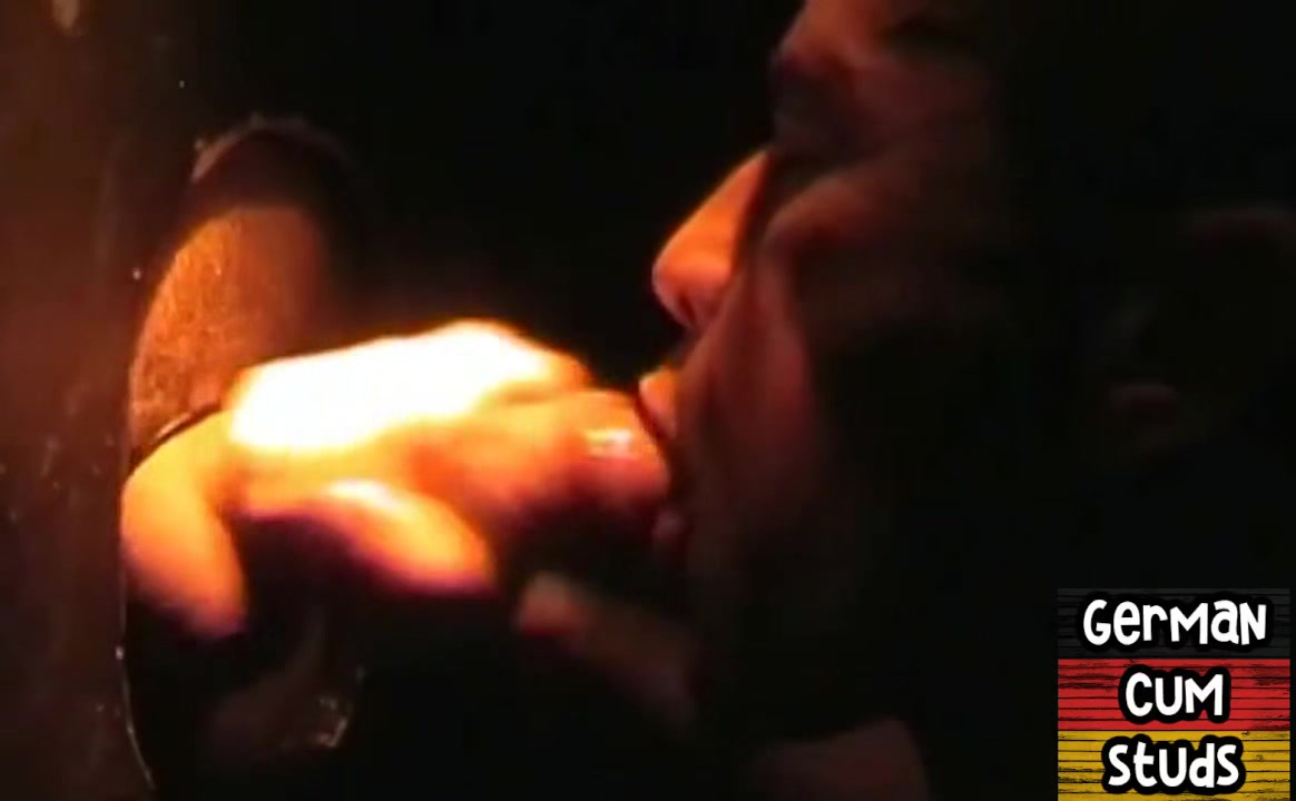 Gloryhole German stud sucks cock 4 facial in amateur closeup