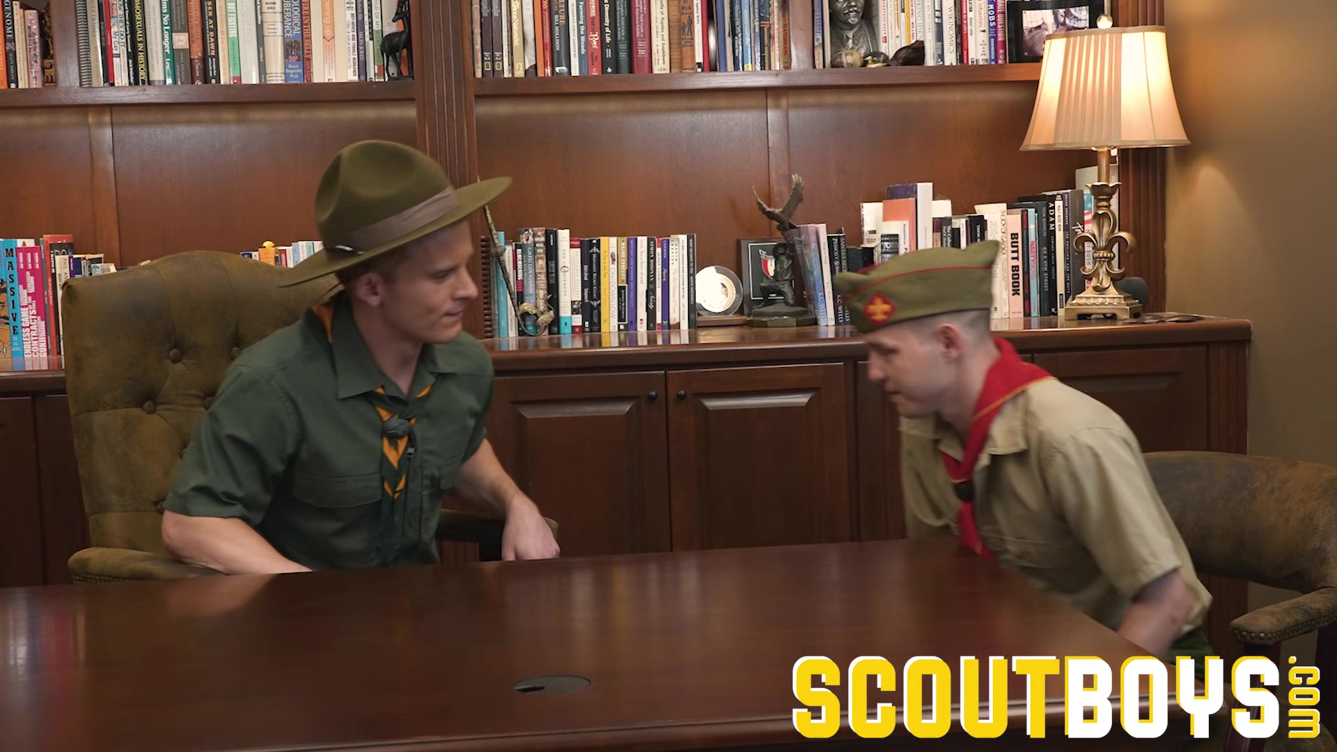 ScoutBoys Noah White gets a reach around during sex