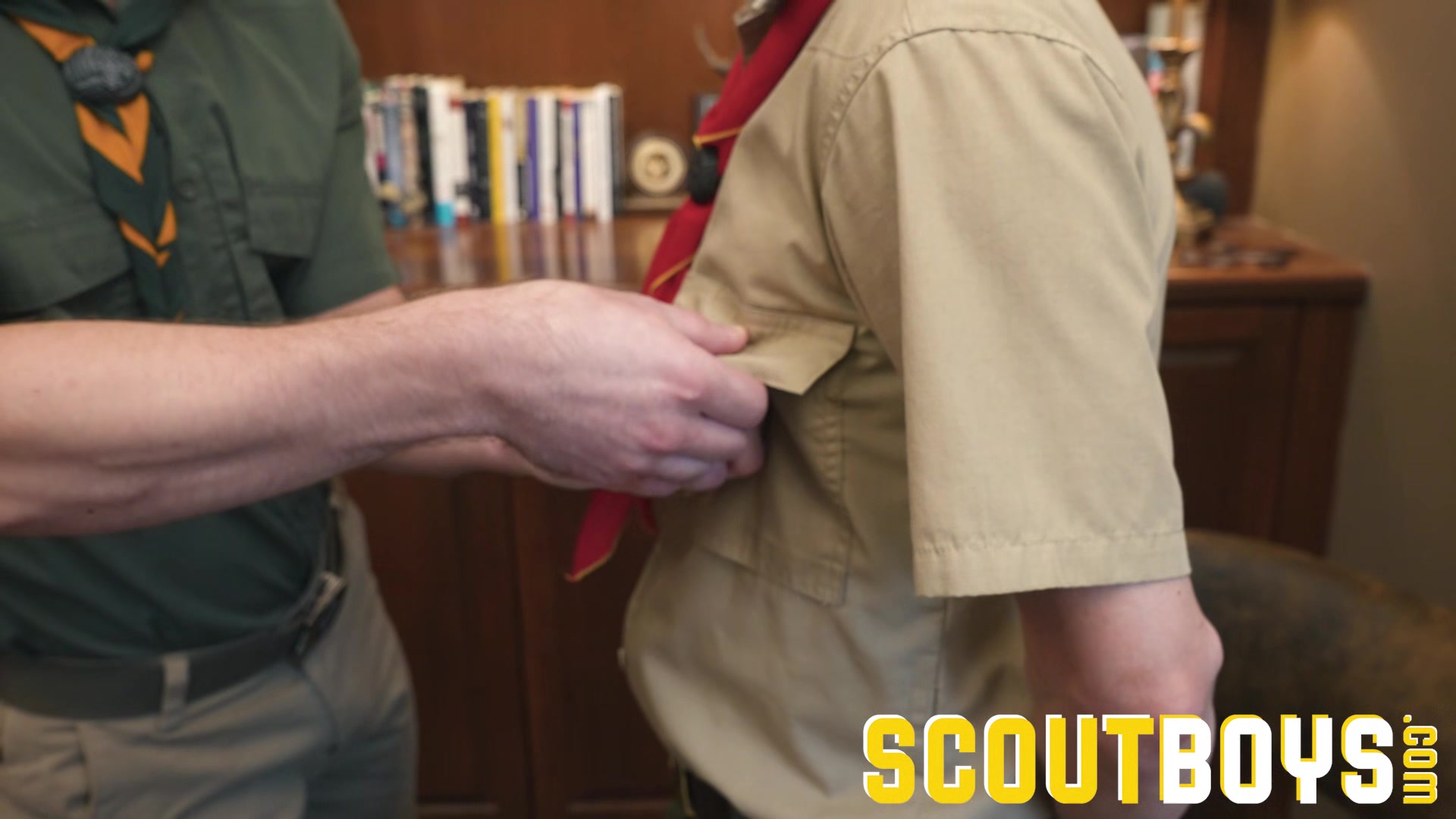 ScoutBoys Noah White gets a reach around during sex