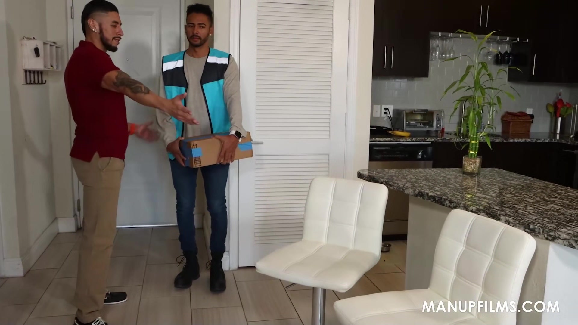 Special Bareback Delivery Tease by ManUpFilms