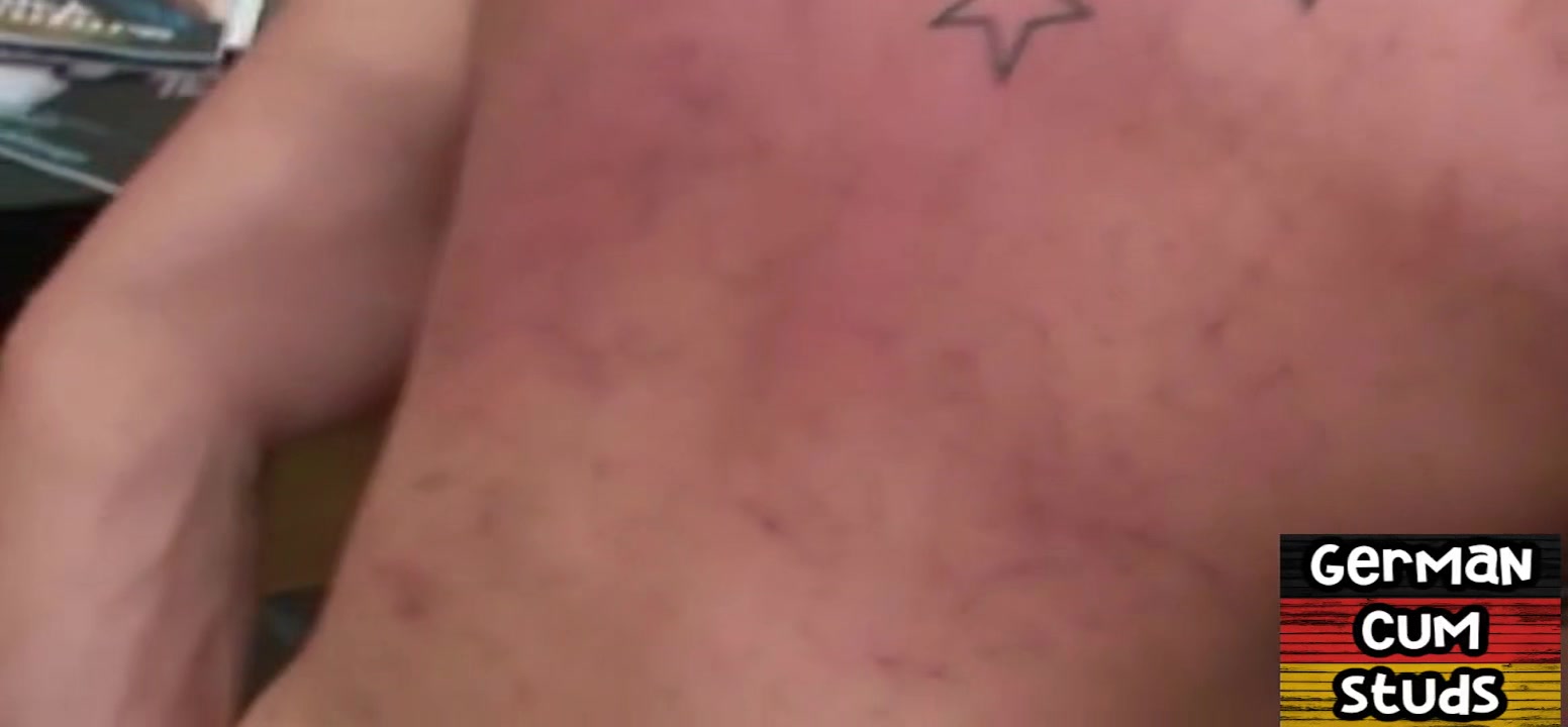 Amateur muscled German jock rides BFs cock after blowjob