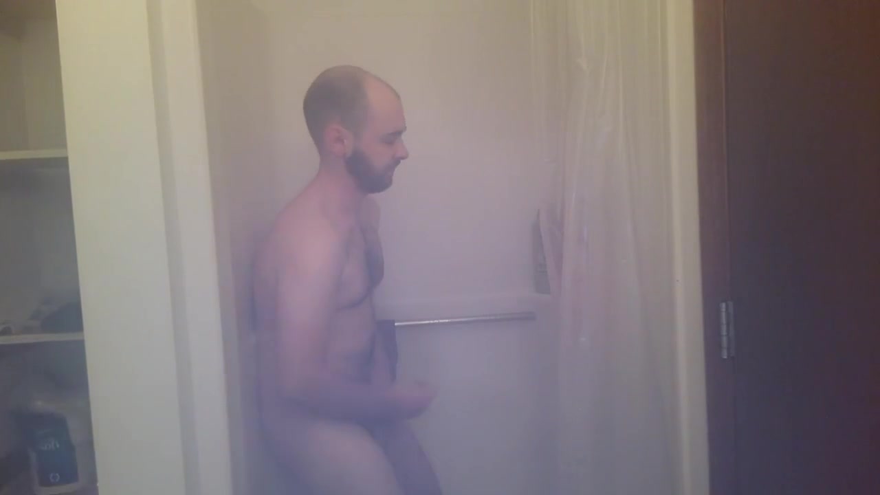 Start The Morning Off Right With A Smoke, A Stroke, And A Shower