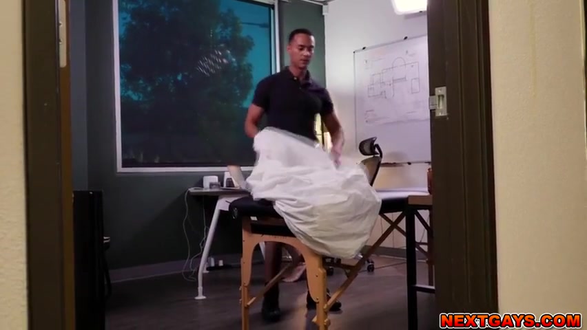 Gets A Full Body Massage From With Aj Sloan And Casey Everett