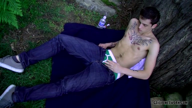 Wanking In The Woods With Chris - Chris Porter