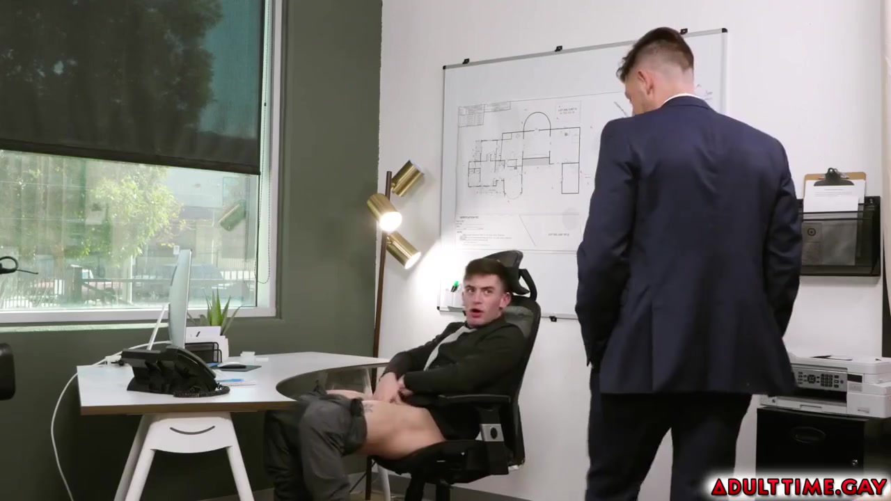 Rubbing Dick In The Office Caught By Boss