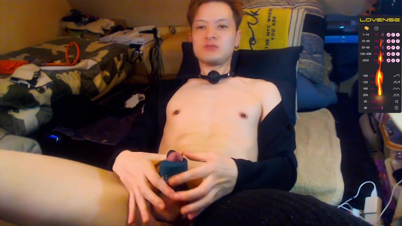 Japanese Boy Gag With Kinky Three Toy