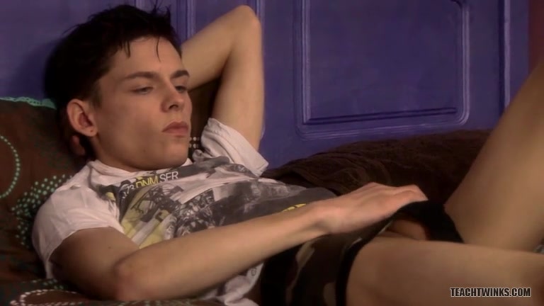 Slim Twink Loves His Toys - Aaron Aurora