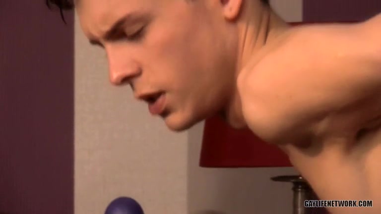 Slim Twink Loves His Toys - Aaron Aurora