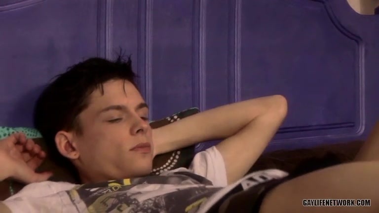 Slim Twink Loves His Toys - Aaron Aurora