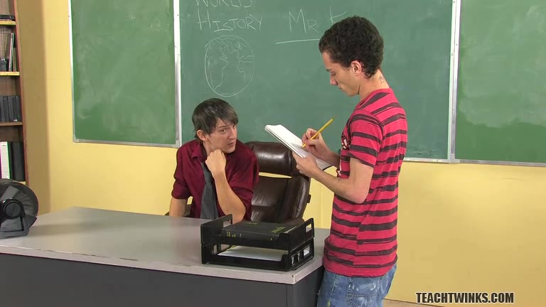Gay Teacher Fantasy Comes True - Andy Kay & Spencer London