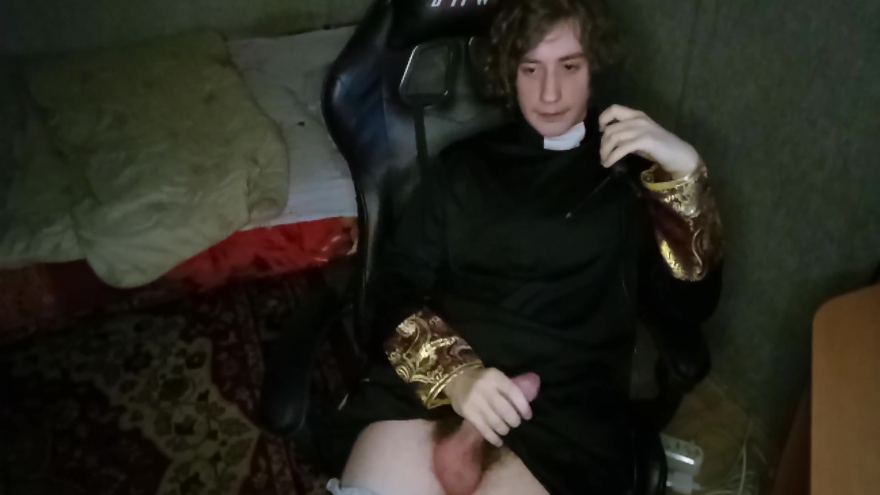 Pov: Curly Cute Gay Priest Dominates You And Then Masturbates You And Offers To Afterwards