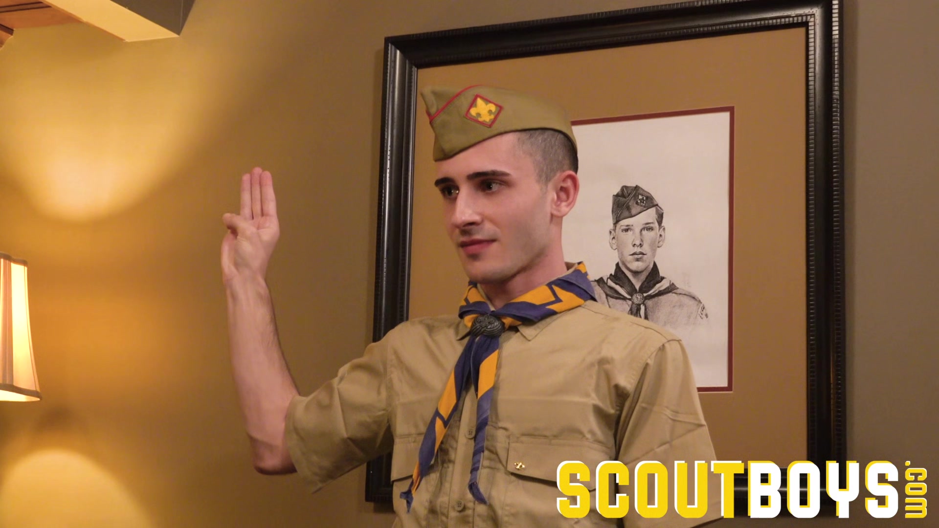 ScoutBoys Oliver James strips his uniform for Rick Fantana