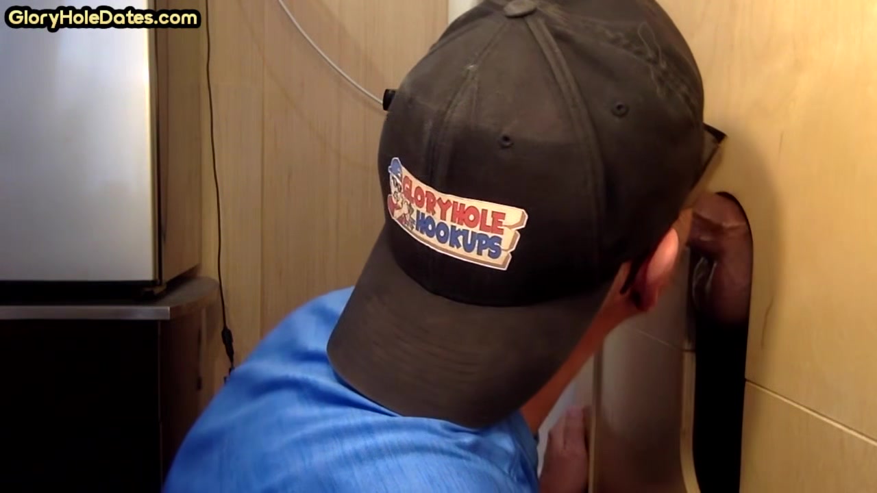 Gloryhole mature BJ gay takes mouthjizz in greedy mouth