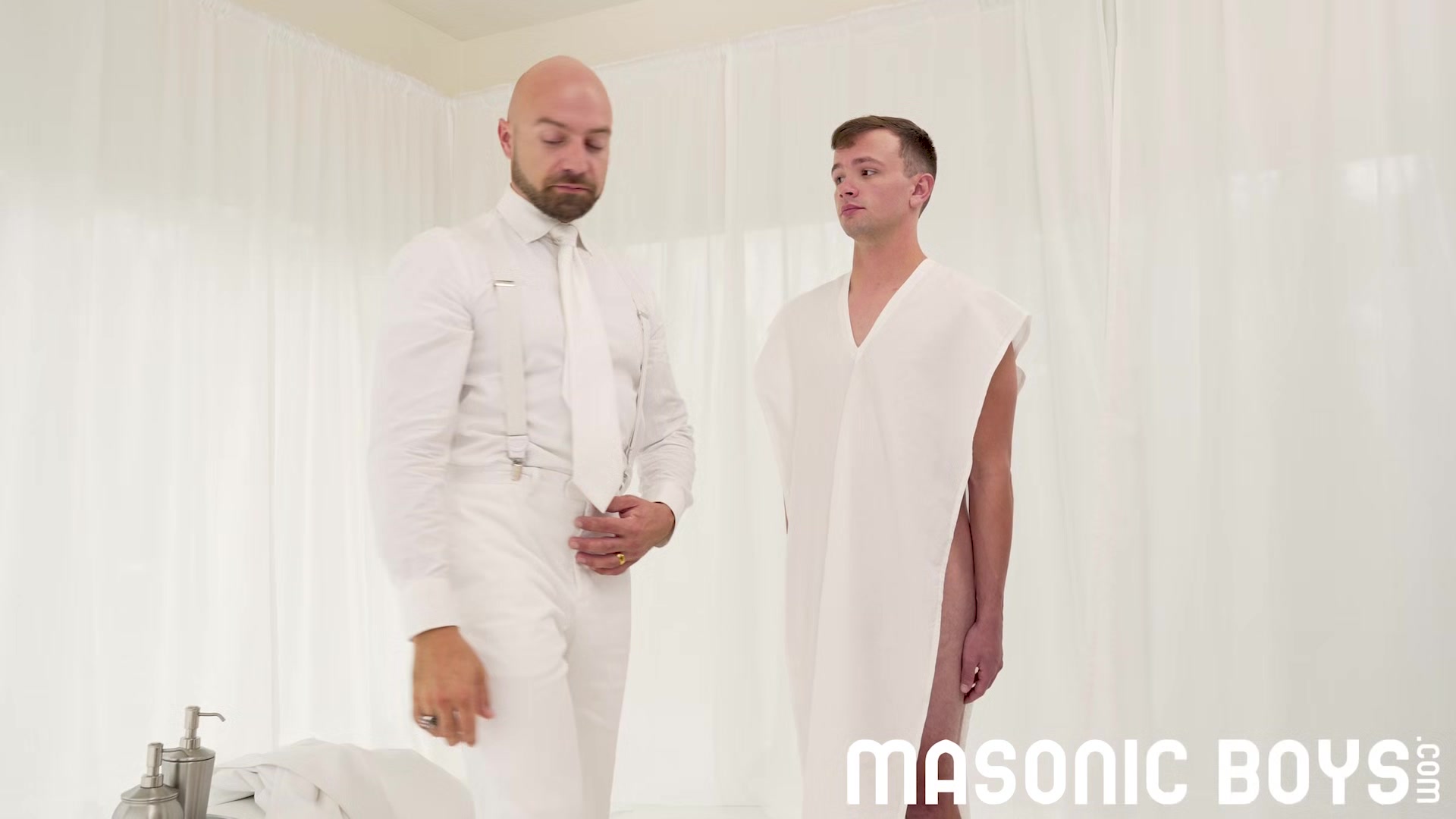 MasonicBoys Adam Snow fucks Logan Cross bareback hard