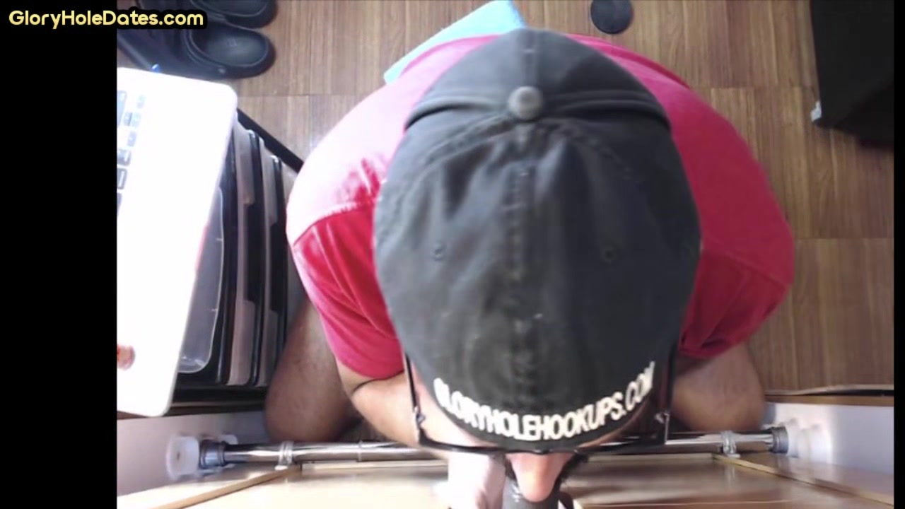 Gloryhole amateur mature gay sucks Black BF at home