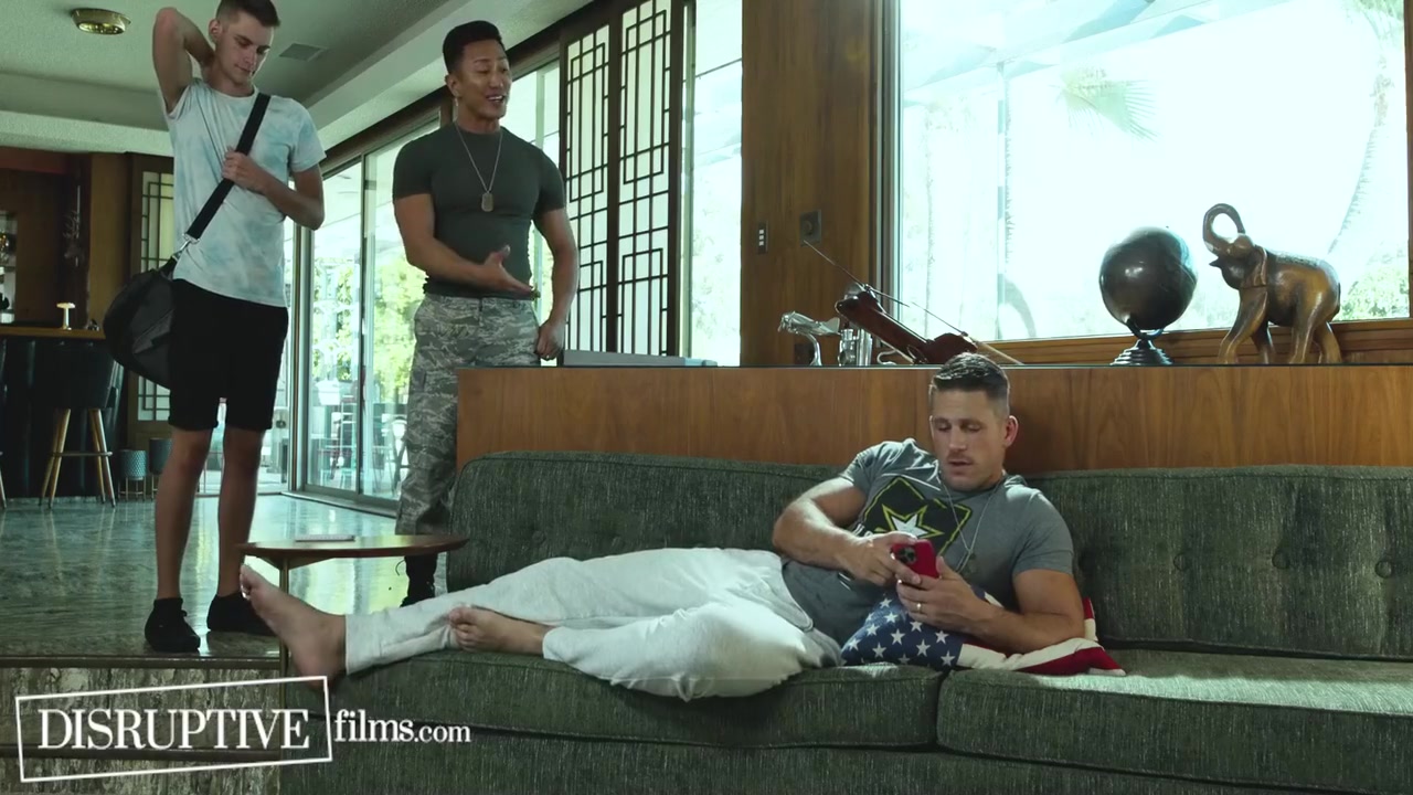 Army Jocks Teach Shy New Recruit How To Roughen Up