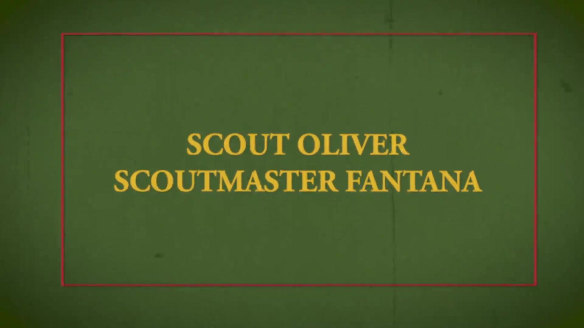 SCOUT OLIVER Chapter 1 - The Pledge