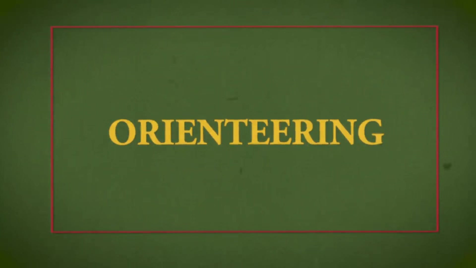BUDDY CHECK Chapter 4 - Orienteering
