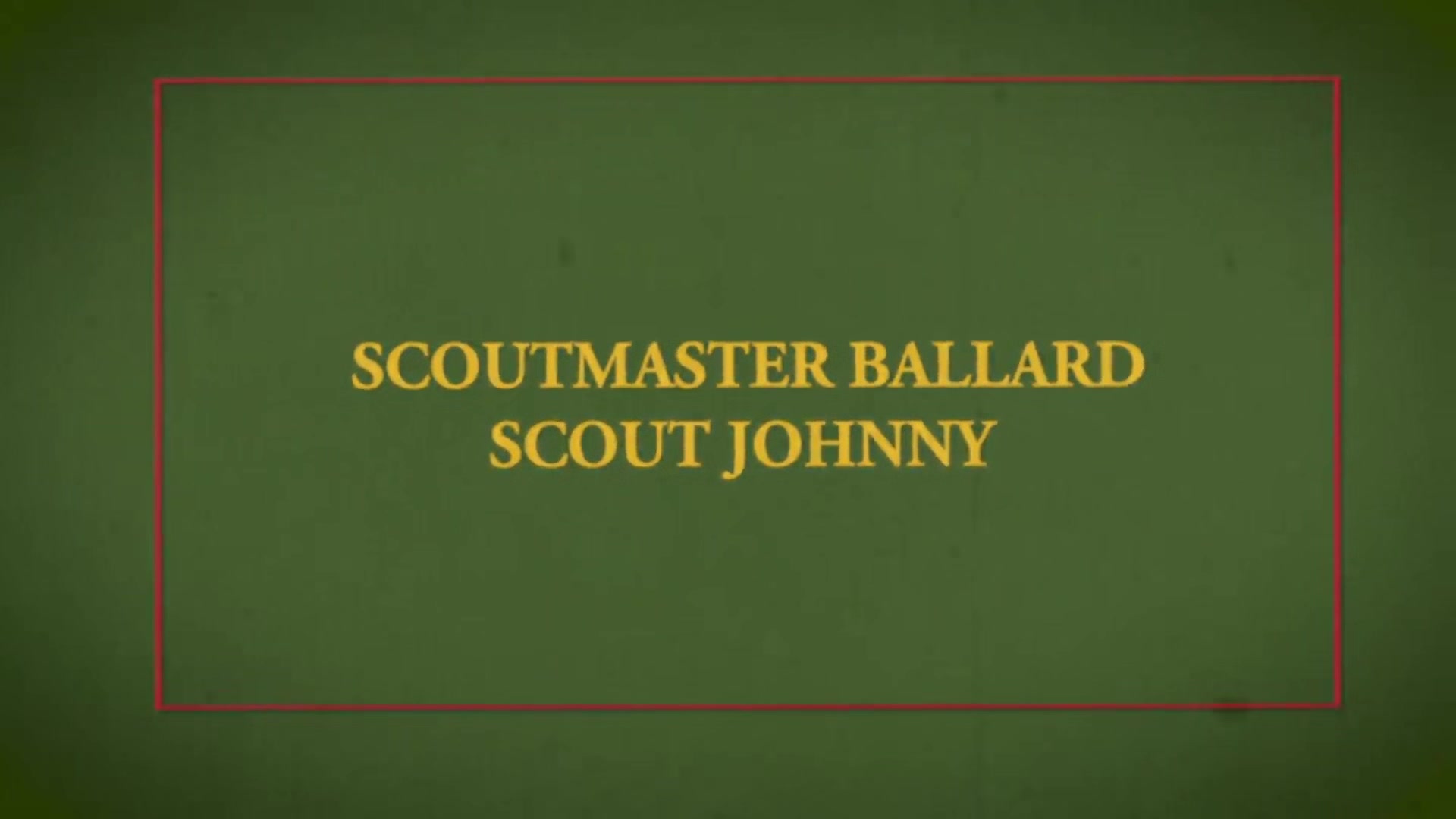 SCOUT JOHNNY Chapter 1 - Scout's Oath