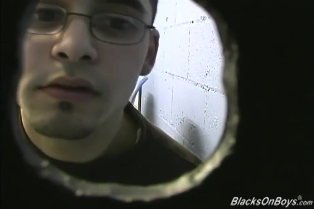 White Guy Sipping Off Ebony Cocks At Gloryhole Scene 2