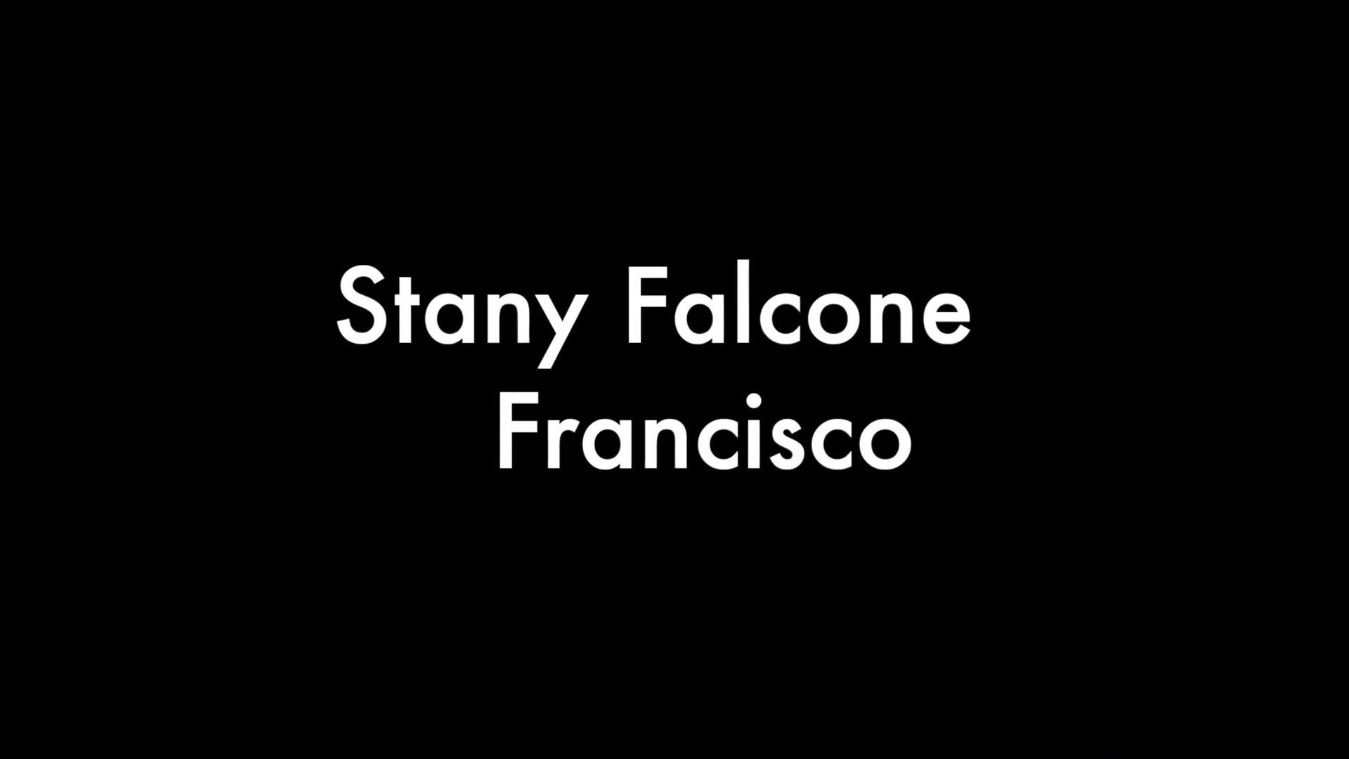 Francisco and Stany Falcone