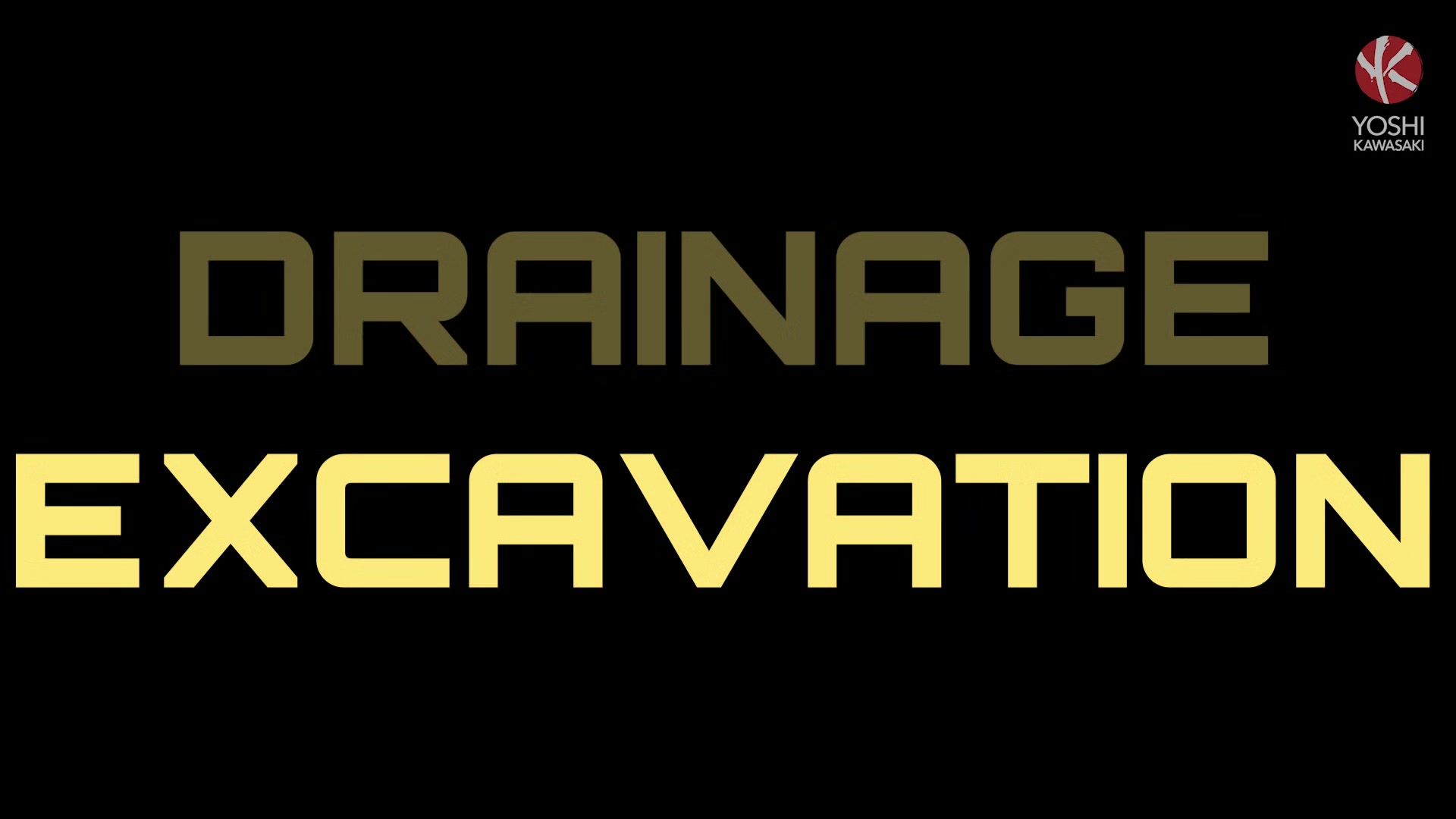 Drainage Excavation