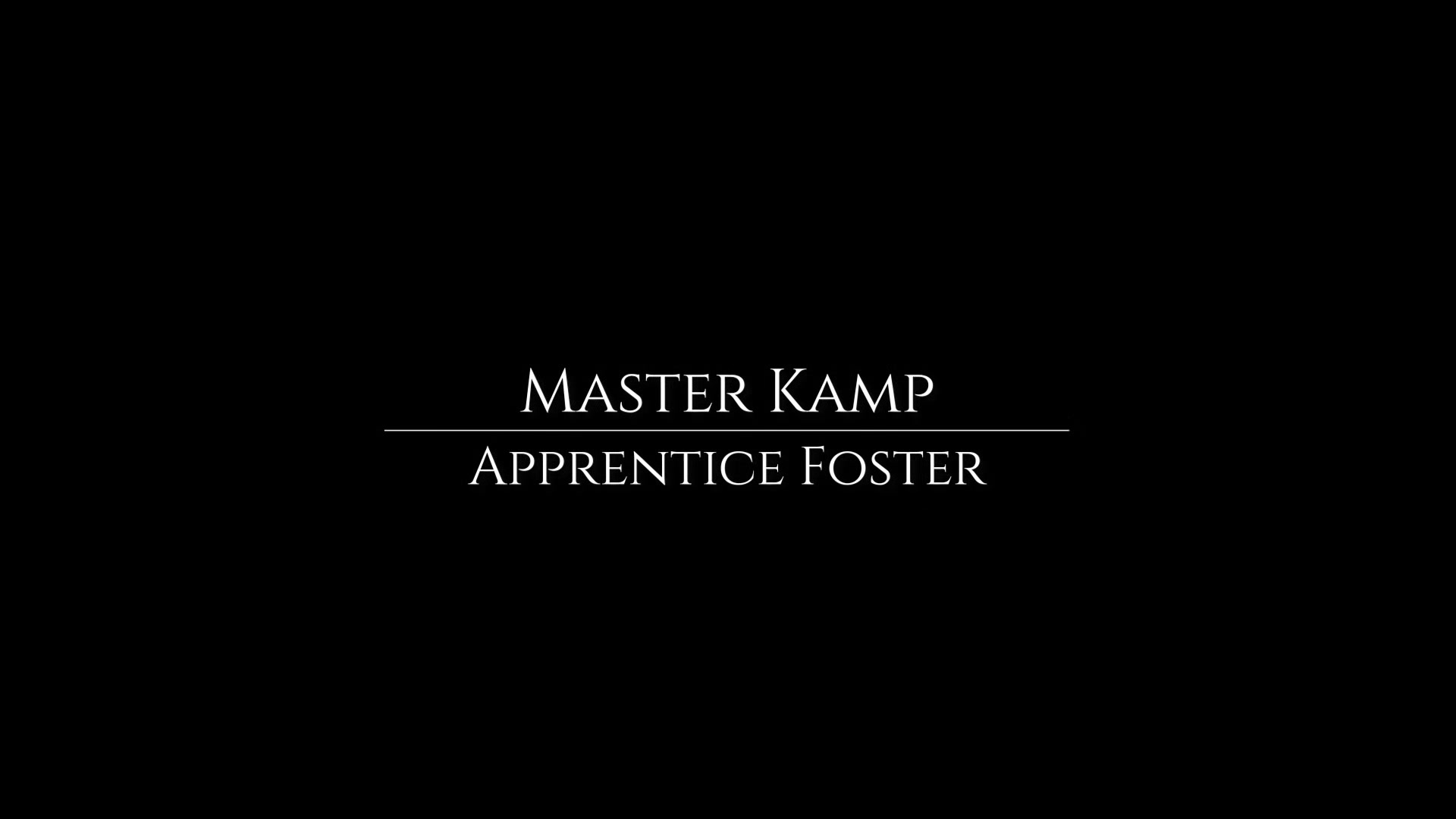 APPRENTICE FOSTER Chapter 1 - Disciplinary Action