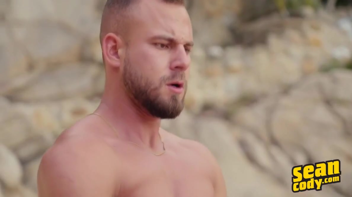Sean Cody - Outdoor Beach Bang With Muscular Dudes That Cum