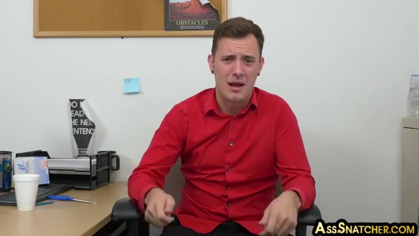 Hunk Gay Boss Fucks Employee In 3some Office Sex