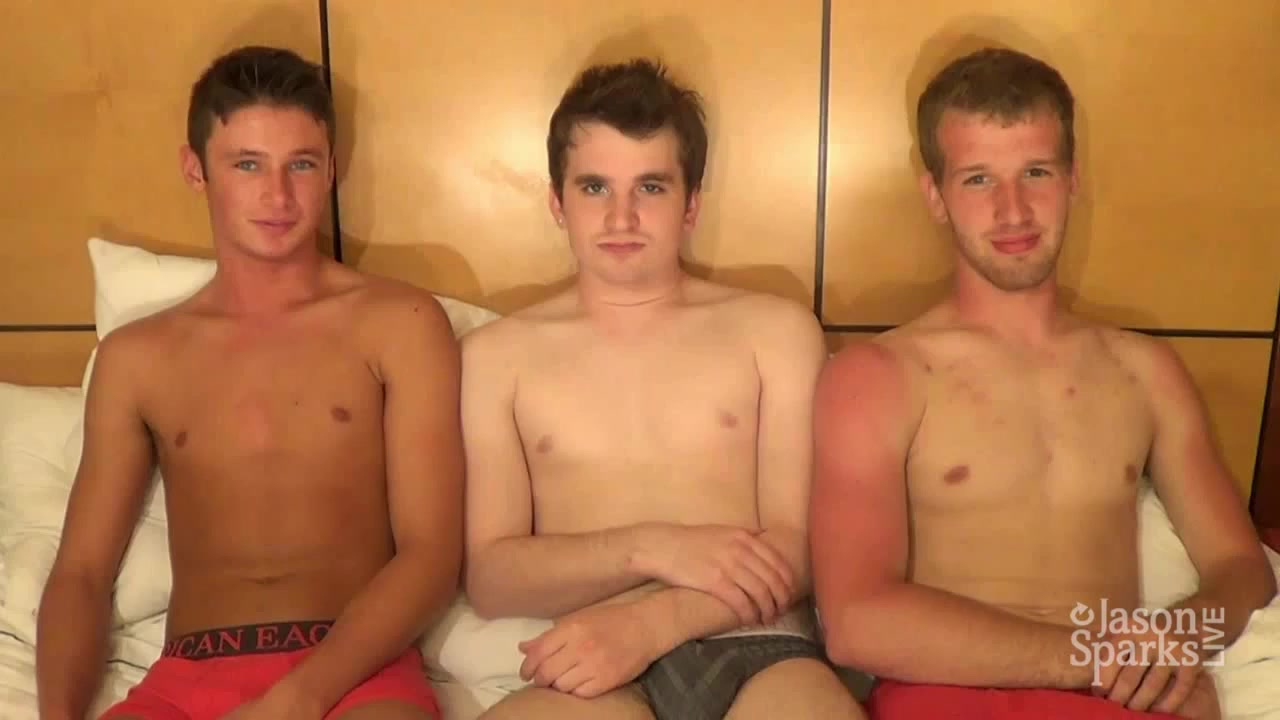 Adam Rhodes, Damon Archer and Jake Parker BAREBACK