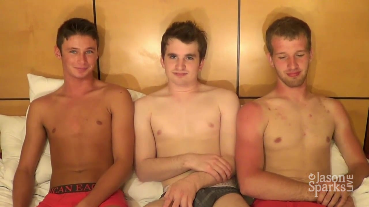 Adam Rhodes, Damon Archer and Jake Parker BAREBACK