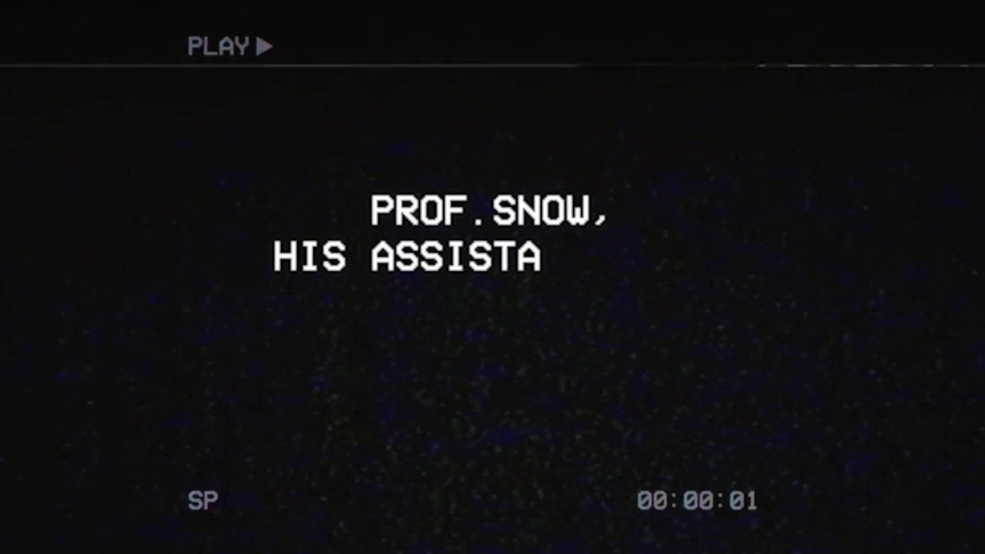 THE PROFESSOR Tape 5 - Meeting the Assistant