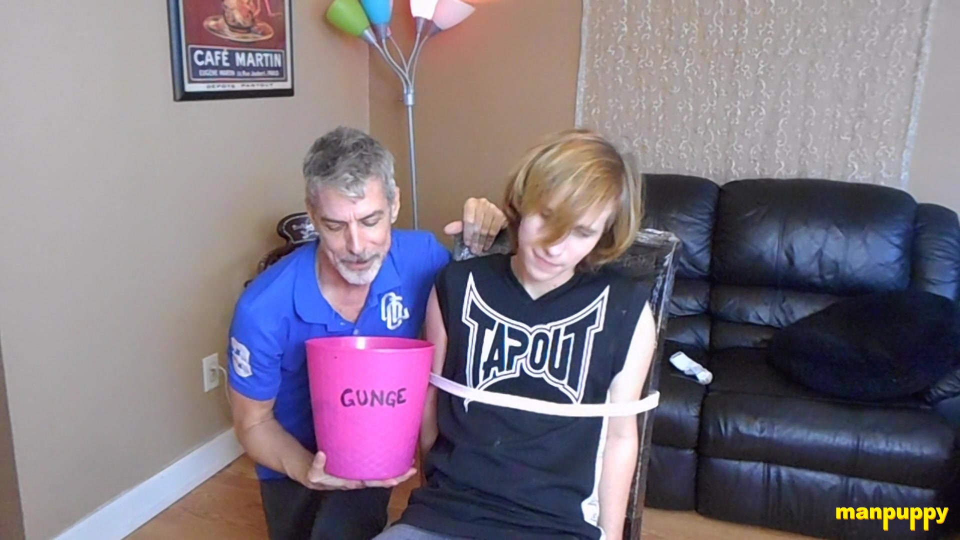 Step-Son Gunged by Step-Dad - Elis Ataxxx & Richard Lennox