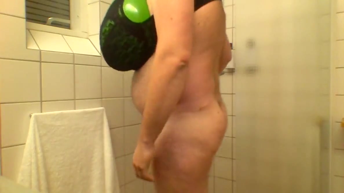Showering With Big Balloon Tits