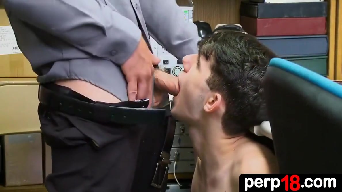 The Perp Tries To Conceal His Identity, But The Officer Recognizes Him As The