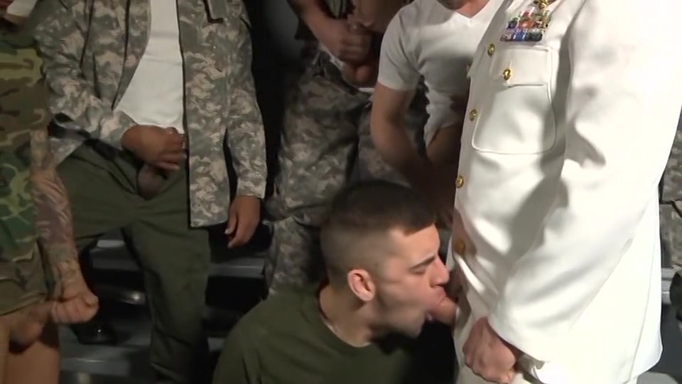 Military Cum Sucking Party - Part 3 - Hans Berlin, Josh Stone
