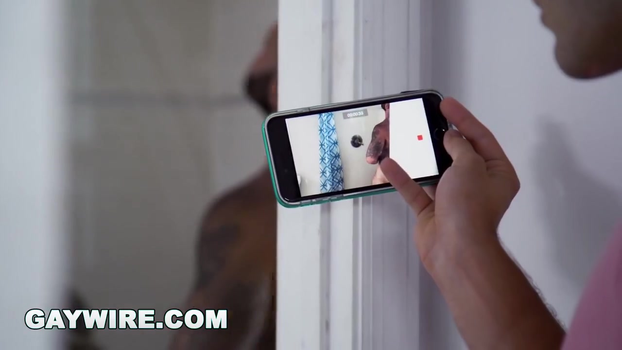 Atlas Grant - Pervy Step Son Watching Shower Gets Caught And Fucked Raw