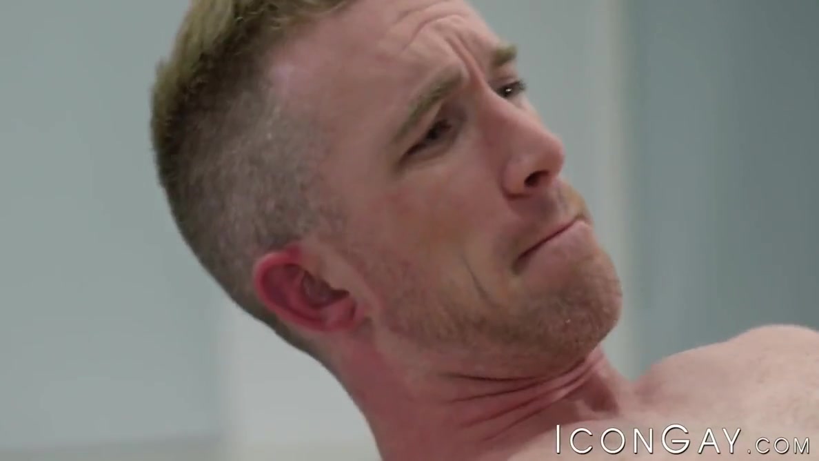 Aaron Blonco And Nick Fitt In Jock Facialized By Tattooed In Office