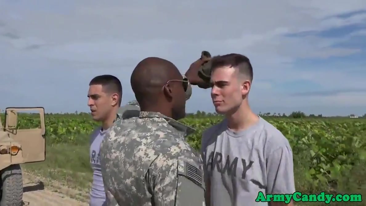 Gay Military Recruit Pounded In Bum Outdoors