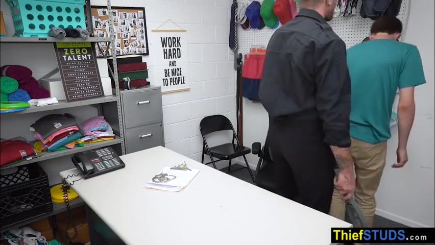 Dirty Officer Dominating And Fucking A teen 18+ Perp - Kai Masters And Chris Damned