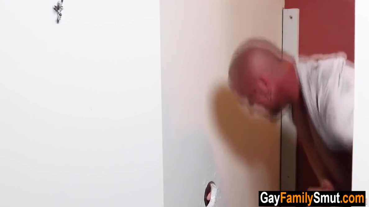 Stepson Finds Out Papa Visits Glory Hole