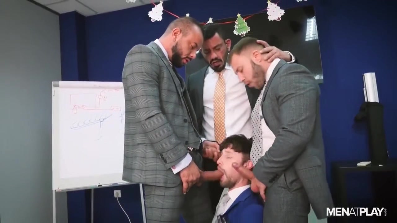 Holiday Boardroom Play, Editors Cut Diego Reyes, Drew Dixon, Joe Gillis, Sir Peter